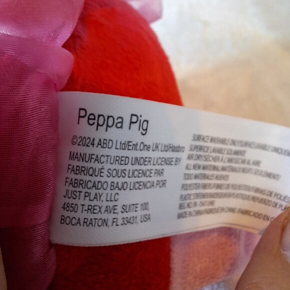 Peppa Pig Great Day for Giggles Peppa Plush with Sound Baby and Toddler Works - Picture 11 of 12